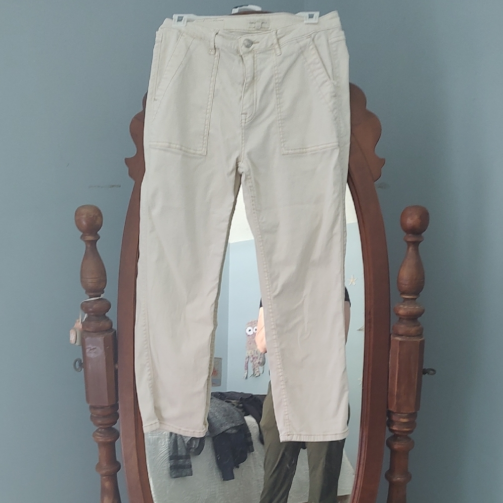 Thread & Supply Cream Ankle Pants